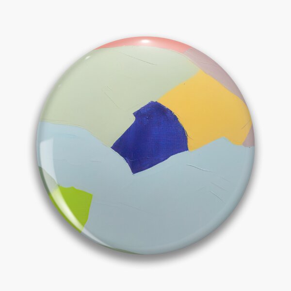 Item preview, Original Paintings by Etel Adnan, Etel Adnan Color Landscape Art designed and sold by OilArtLittle.