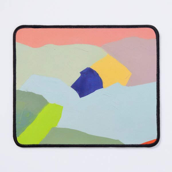Item preview, Original Paintings by Etel Adnan, Etel Adnan Color Landscape Art designed and sold by OilArtLittle.