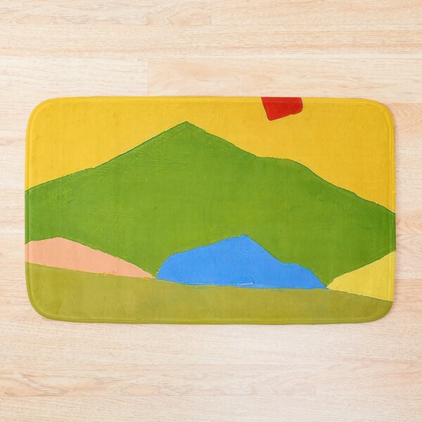 Item preview, Original Paintings by Etel Adnan, Etel Adnan Color Landscape Art designed and sold by OilArtLittle.