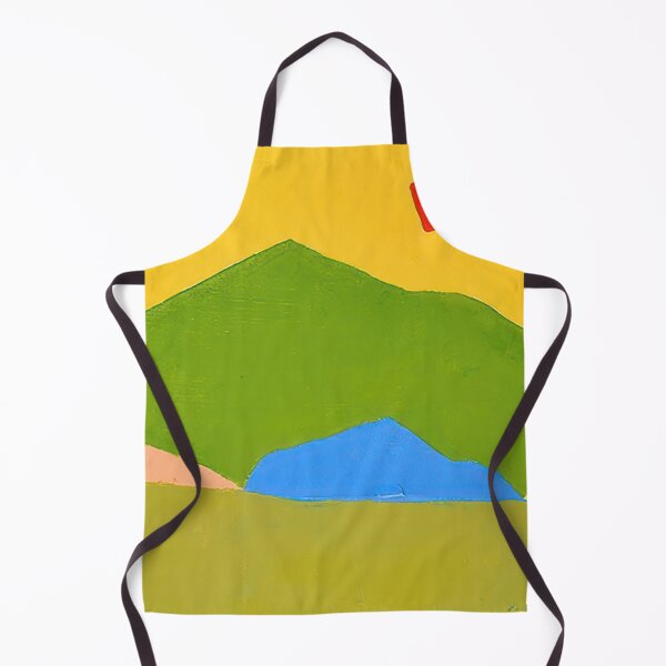 Item preview, Original Paintings by Etel Adnan, Etel Adnan Color Landscape Art designed and sold by OilArtLittle.