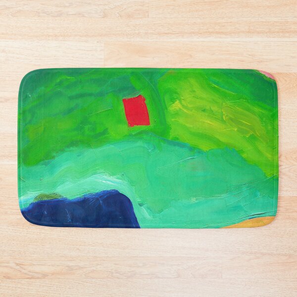 Item preview, Original Paintings by Etel Adnan, Etel Adnan Color Landscape Art designed and sold by OilArtLittle.