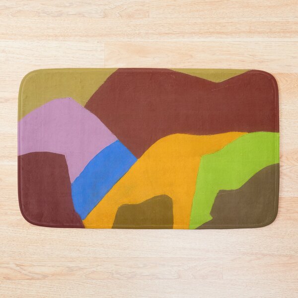 Item preview, Original Paintings by Etel Adnan, Etel Adnan Color Landscape Art designed and sold by OilArtLittle.