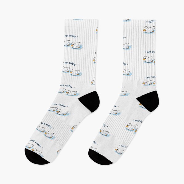 Item preview, Not Today Ducks – Grumpy Minimal Aesthetic Illustration designed and sold by .onemoredesign..