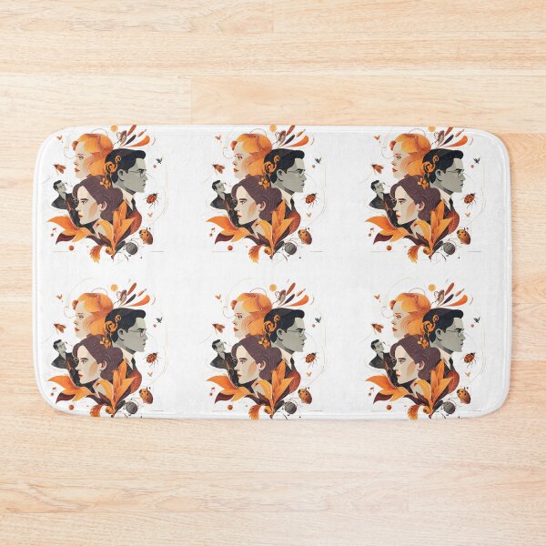 Item preview, Orange Golden Illustrations Blending Nature Humanity Imagination Design designed and sold by ART ATTACK ZONE.