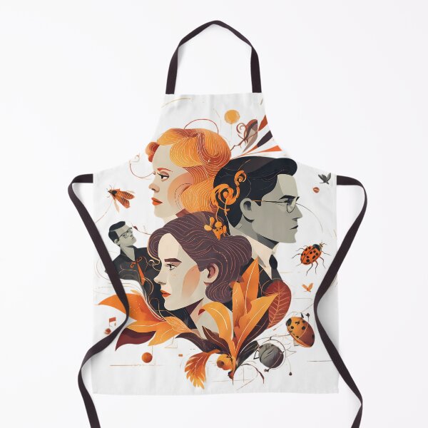 Item preview, Orange Golden Illustrations Blending Nature Humanity Imagination Design designed and sold by ART ATTACK ZONE.