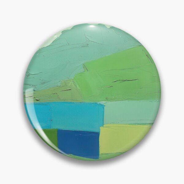 Item preview, Original Paintings by Etel Adnan, Etel Adnan Color Landscape Art designed and sold by OilArtLittle.