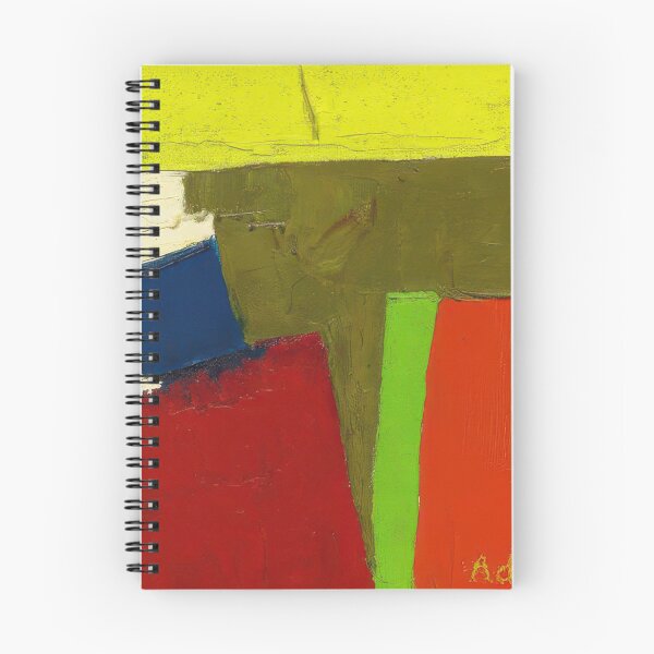 Item preview, Original Paintings by Etel Adnan, Etel Adnan Color Landscape Art designed and sold by OilArtLittle.