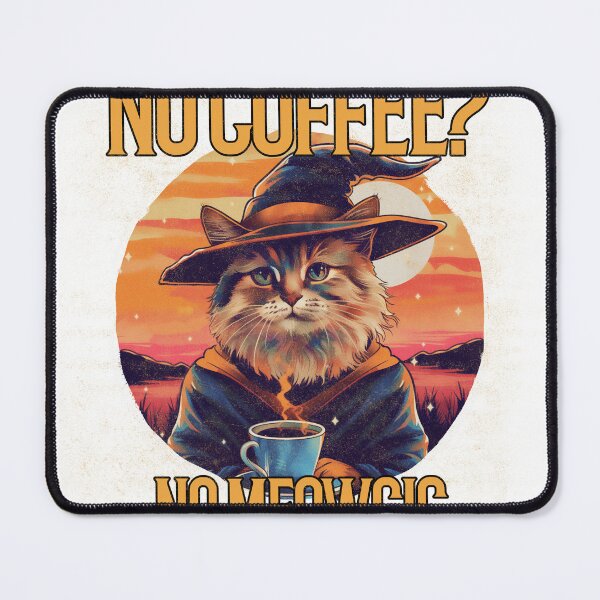 Item preview, No Coffee No Meowgic designed and sold by GEMWANG.