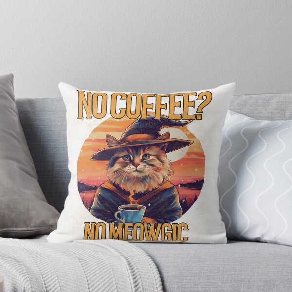 Item preview, No Coffee No Meowgic designed and sold by GEMWANG.