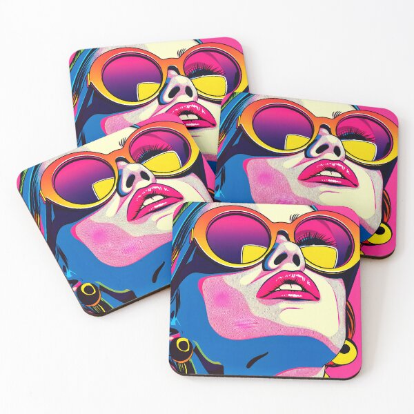 Item preview, Pop Art Female With Sunglasses Comic Book Aesthetic designed and sold by DEC02.