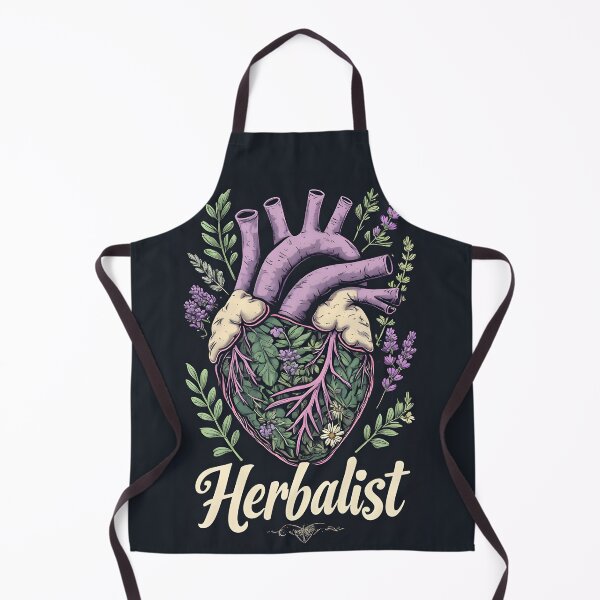 Item preview, Botanical Human Heart Illustration | Herbalism & Holistic Healing Art designed and sold by owi-art.