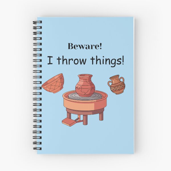 Item preview, Beware! I throw things! designed and sold by Linda La Guardia.