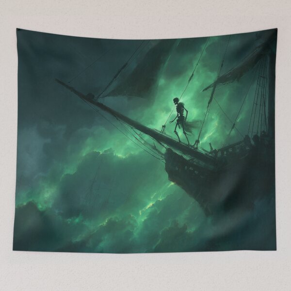 Item preview, Skeleton Pirate Lookout in Crows Nest designed and sold by Rtymer.