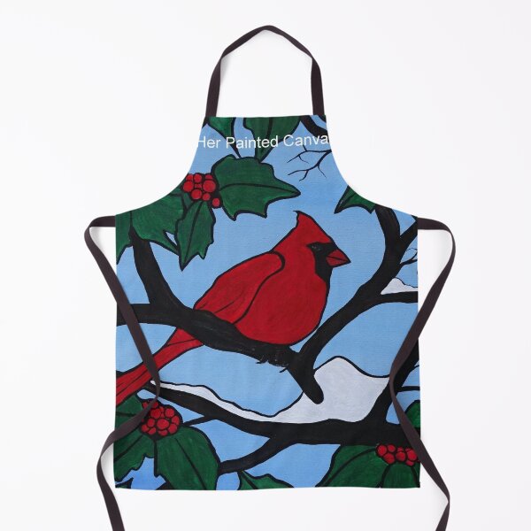 Item preview, Red cardinal perched in tree designed and sold by Rachel Olynuk.