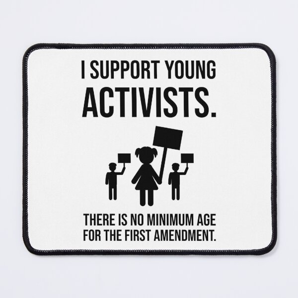 Item preview, I support young activists. designed and sold by Rachel the Artist .