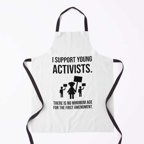 Item preview, I support young activists.  designed and sold by Rachel the Artist .