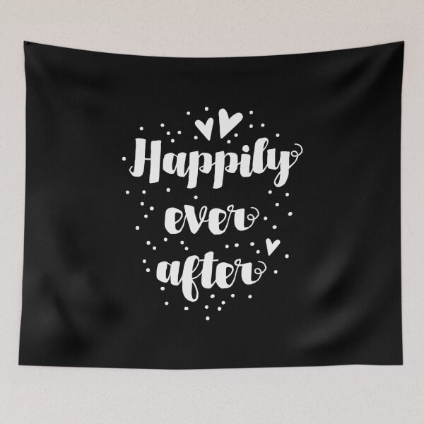 Item preview, Happily ever after in beautiful brush font designed and sold by jazzydevil.
