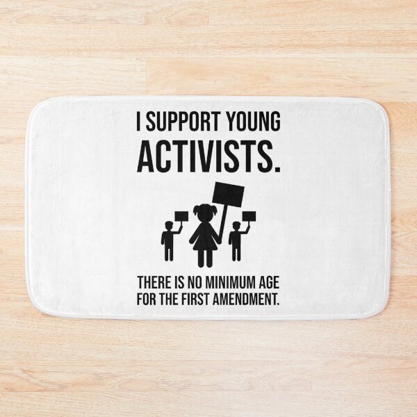Item preview, I support young activists.  designed and sold by Rachel the Artist .