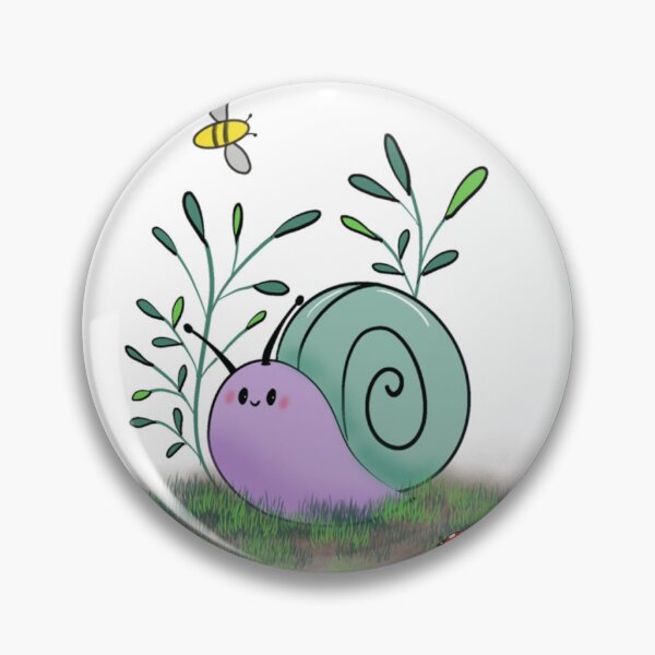 Item preview, Cute Kawaii Snail designed and sold by TheKedgeAnchor.
