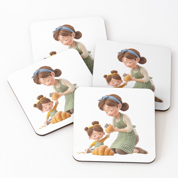Item preview, Baking Memories Mother Daughter 3D Mother's Day Art designed and sold by BigStar-Cart.