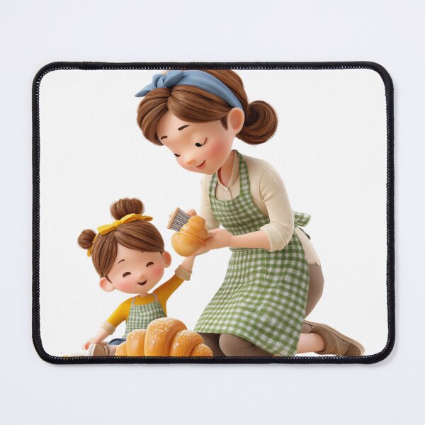 Item preview, Baking Memories Mother Daughter 3D Mother's Day Art designed and sold by BigStar-Cart.