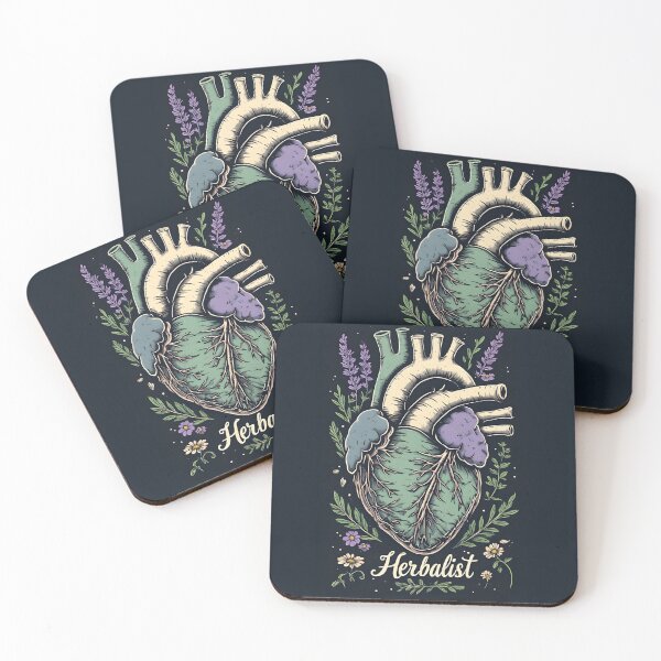 Item preview, Rooted at Heart – Botanical Human Heart Made of Herbs designed and sold by owi-art.