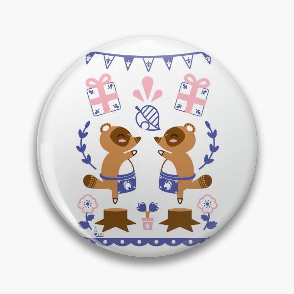 Item preview, Timmy and Tommy Danish Folk Art - Animal Crossing designed and sold by Amoshi Art & Design.
