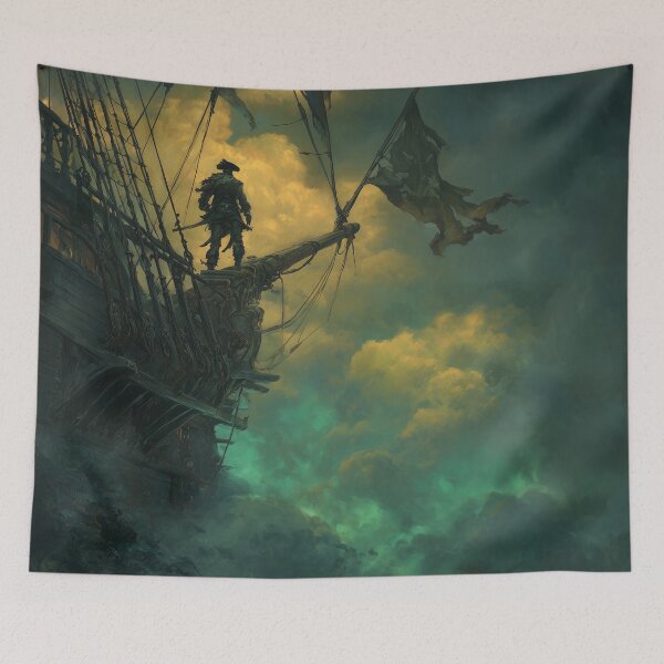 Item preview, Skeleton Pirate Lookout in Crows Nest designed and sold by Rtymer.