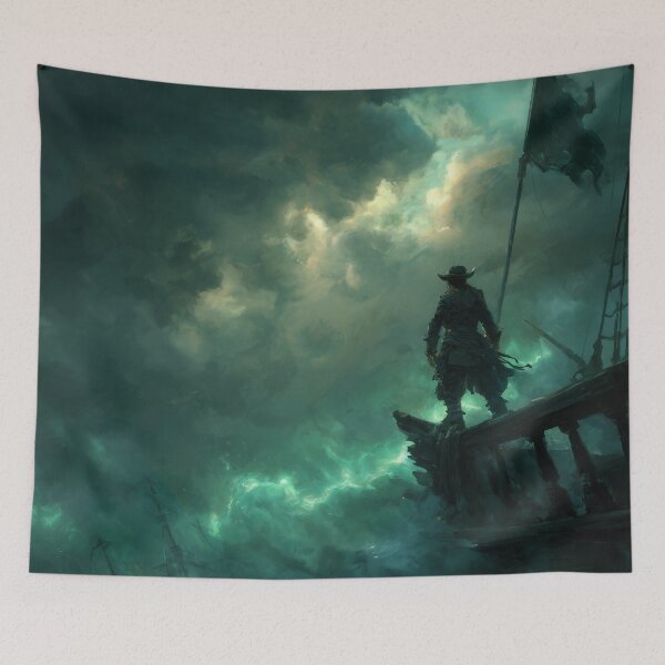 Item preview, Skeleton Pirate Lookout in Crows Nest designed and sold by Rtymer.