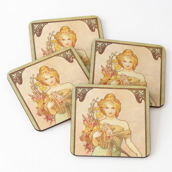 Item preview, Le Printemps 1900 - Alphonse Mucha Art Nouveau Masterpiece designed and sold by stevepmp.