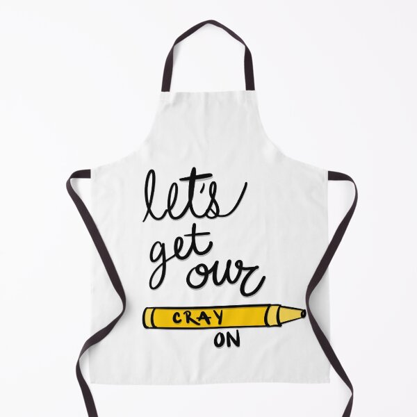 Item preview, Let's Get Our Cray On Yellow designed and sold by Mohlmann Made.