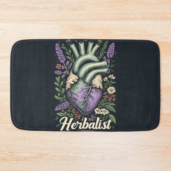 Item preview, Botanical Heart Anatomy – Herbalist Human Heart Illustration designed and sold by owi-art.