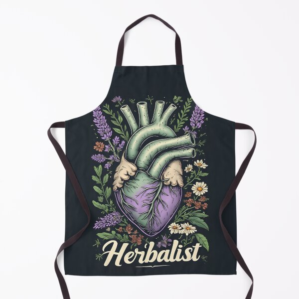 Item preview, Botanical Heart Anatomy – Herbalist Human Heart Illustration designed and sold by owi-art.