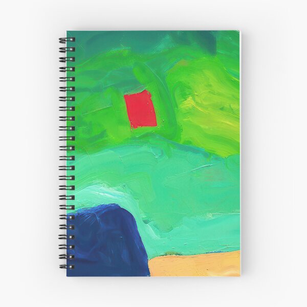 Item preview, Original Paintings by Etel Adnan, Etel Adnan Color Landscape Art designed and sold by OilArtLittle.