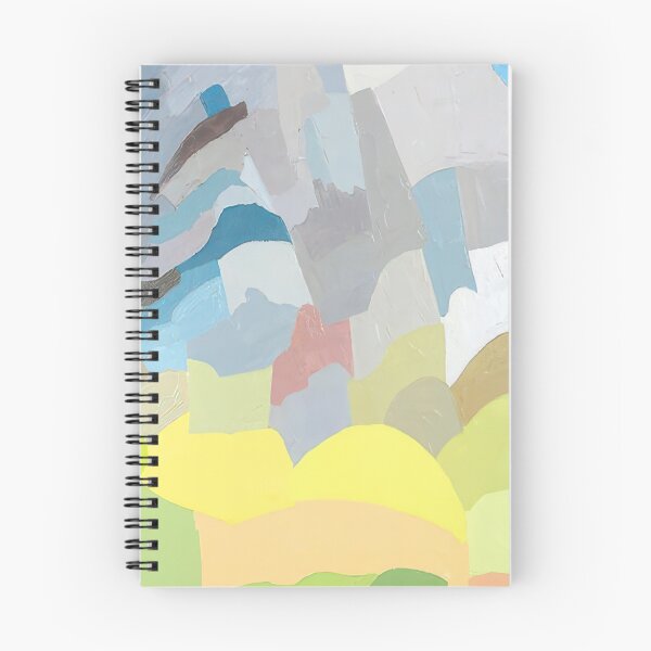 Item preview, Original Paintings by Etel Adnan, Etel Adnan Color Landscape Art designed and sold by OilArtLittle.