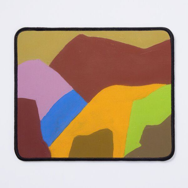 Item preview, Original Paintings by Etel Adnan, Etel Adnan Color Landscape Art designed and sold by OilArtLittle.