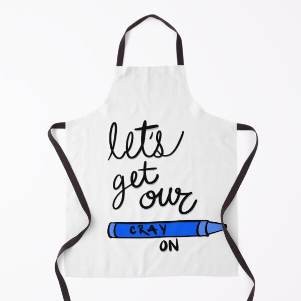 Item preview, Let's Get Our Cray On Blue designed and sold by Mohlmann Made.
