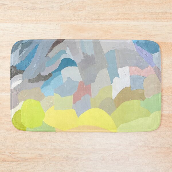 Item preview, Original Paintings by Etel Adnan, Etel Adnan Color Landscape Art designed and sold by OilArtLittle.
