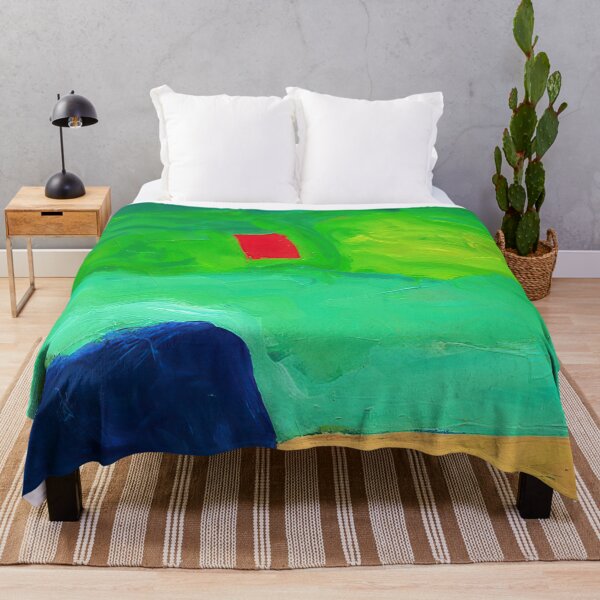 Item preview, Original Paintings by Etel Adnan, Etel Adnan Color Landscape Art designed and sold by OilArtLittle.
