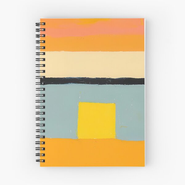 Item preview, Original Paintings by Etel Adnan, Etel Adnan Color Landscape Art designed and sold by OilArtLittle.