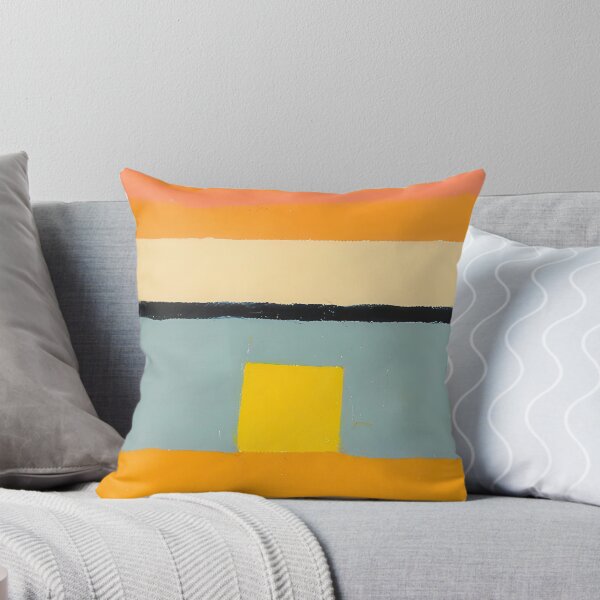 Item preview, Original Paintings by Etel Adnan, Etel Adnan Color Landscape Art designed and sold by OilArtLittle.