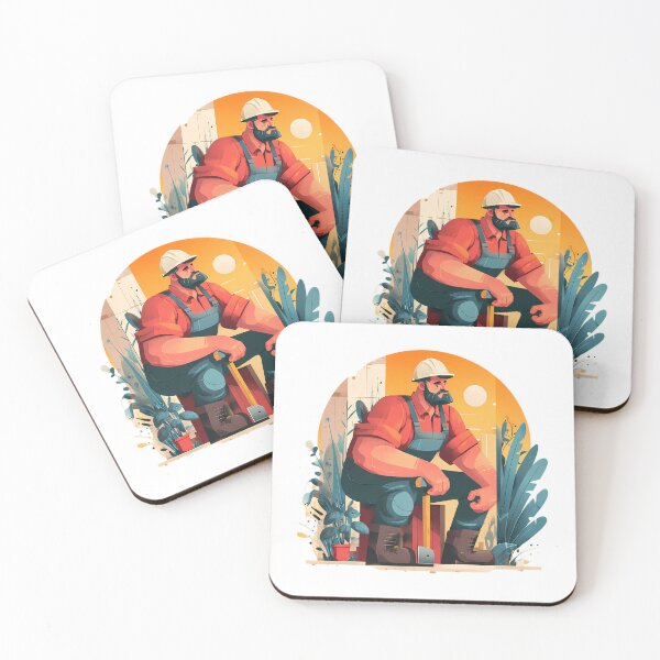 Item preview, Worker Whimsical Illustrations Blending Nature Humanity Imagination Design designed and sold by ART ATTACK ZONE.