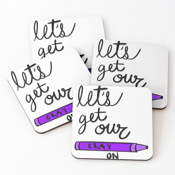 Item preview, Let's Get Our Cray On Purple designed and sold by Mohlmann Made.