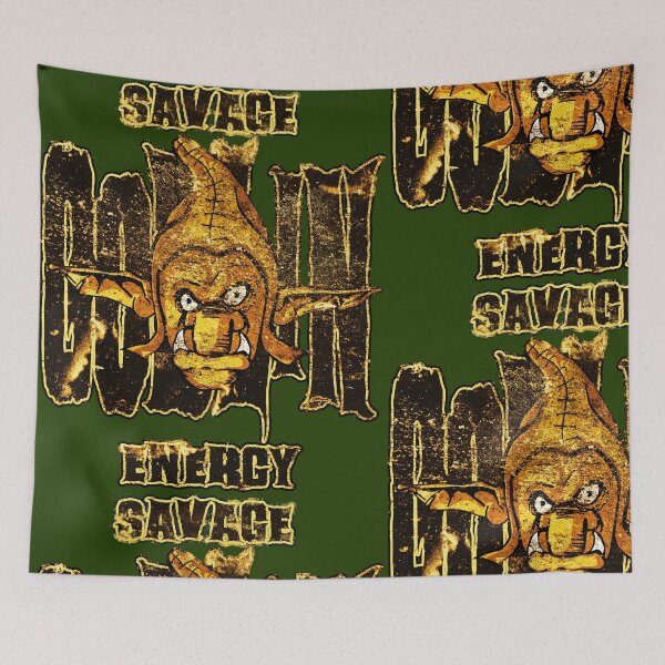 Item preview, Savage Goblin Energy – Feral Fantasy War Goblin Art designed and sold by AreKreative.