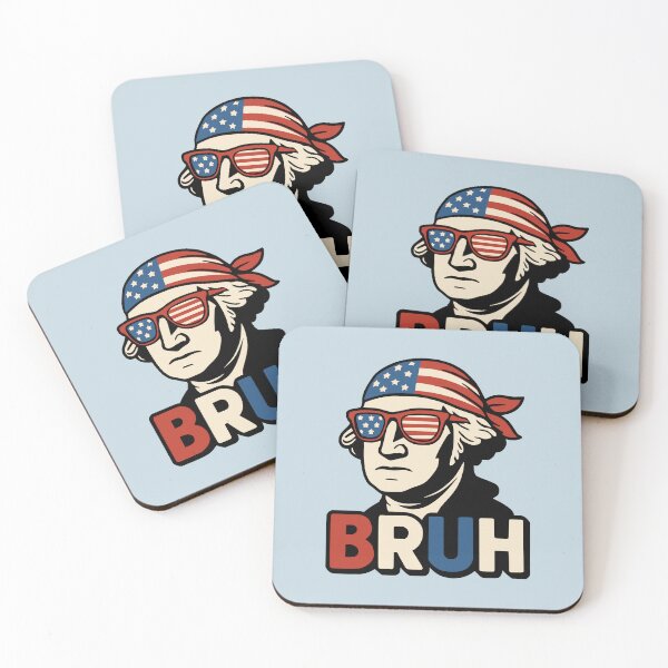 Item preview, July 4th Independence Day USA America Bruh Washington American Flag designed and sold by NosandEdgy.