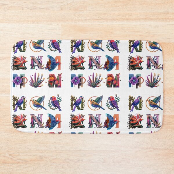 Item preview, Letters Animals Flowers Blending Nature Humanity Imagination Design designed and sold by ART ATTACK ZONE.