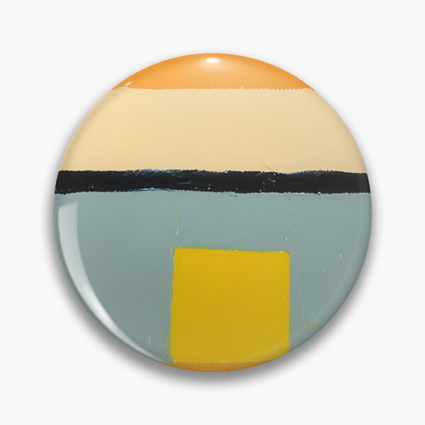Item preview, Original Paintings by Etel Adnan, Etel Adnan Color Landscape Art designed and sold by OilArtLittle.