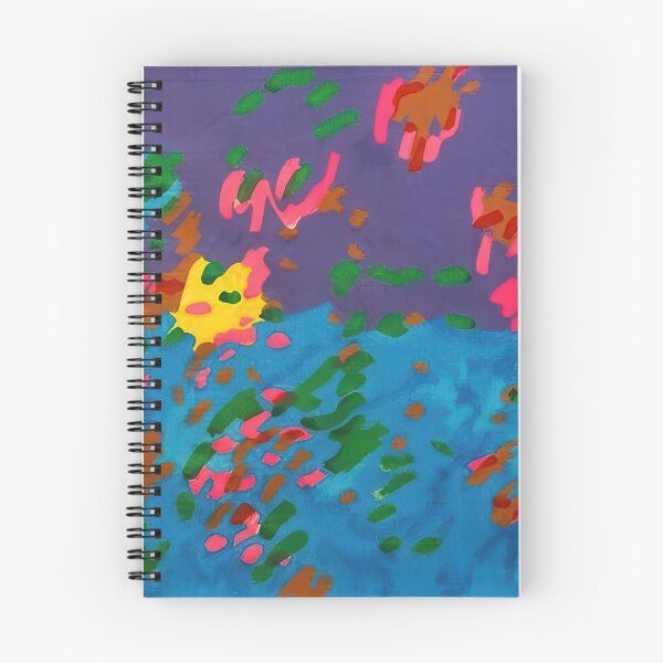 Item preview, Original Paintings by Etel Adnan, Etel Adnan Color Landscape Art designed and sold by OilArtLittle.