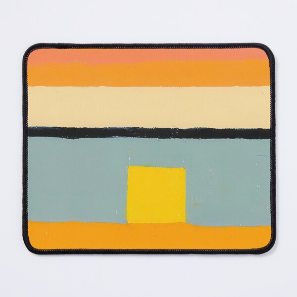 Item preview, Original Paintings by Etel Adnan, Etel Adnan Color Landscape Art designed and sold by OilArtLittle.