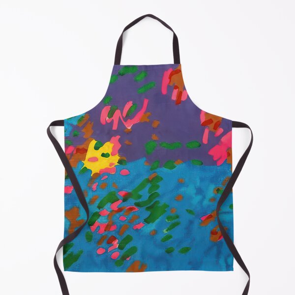 Item preview, Original Paintings by Etel Adnan, Etel Adnan Color Landscape Art designed and sold by OilArtLittle.
